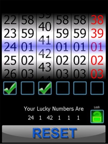 Shake & Win lottery number generator