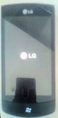 The LG E900 Windows Phone 7 smartphone