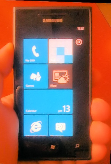 Leaked Samsung Windows Phone 7 handset