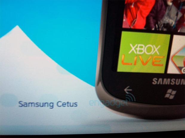 sanmsung cetus to lead AT&T windows phone 7 charge
