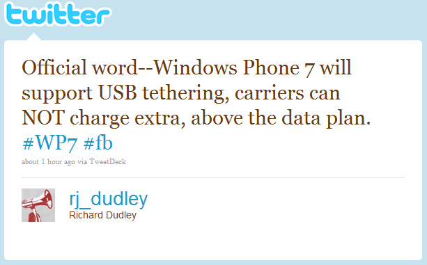 diameter Skøn Fordampe Windows Phone 7 to support USB tethering? - MSPoweruser