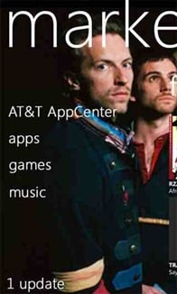 AT&T AppCenter for Windows phone 7 pictured.
