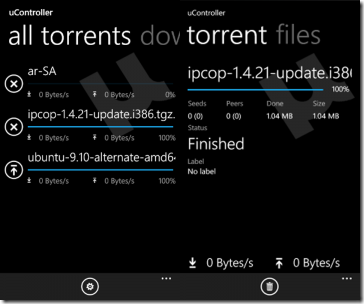 torrent-wp7-app