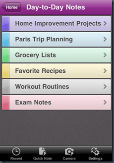 OneNote-for-iPhone-sections