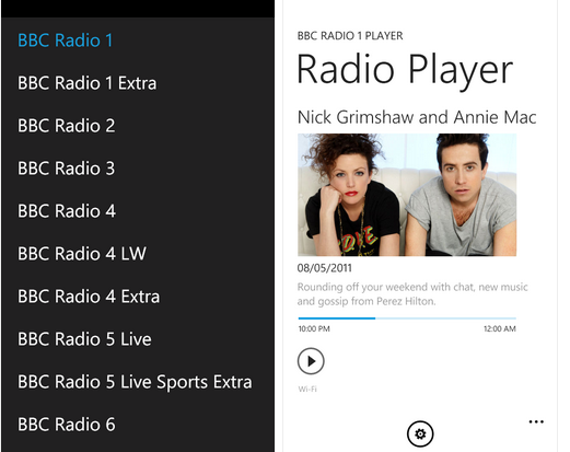 Radioplayer For Windows Phone Offers A Wide Range Of Radio Stations