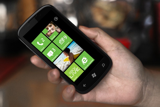 ZTE Mimosa Windows Phone mockup