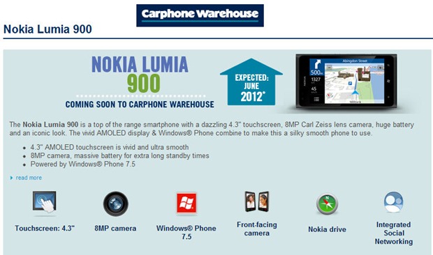 cpwNokia Lumia 900