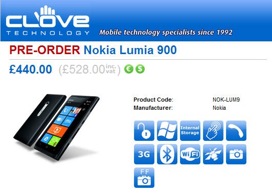 nokia900pre-order