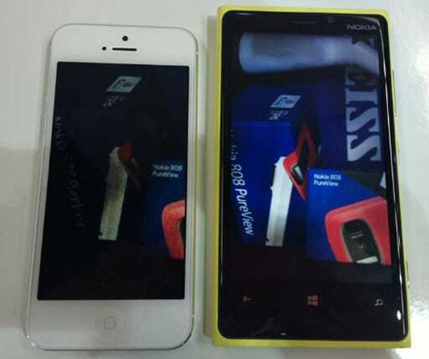 iPhone 5 vs Nokia Lumia 920