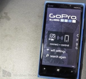 GoPro for Windows Phone 8 App