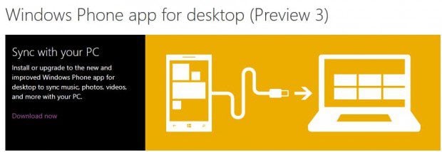 Windows Phone App for Desktop