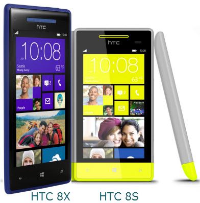 HTC 8X and HTC 8S