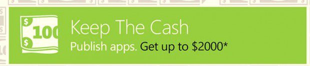 Microsoft Cash Incentive apps