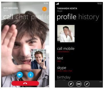 Skype for Windows Phone 8