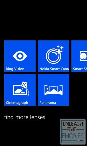 Nokia Smart Camera Lumia Windows PHone Lens
