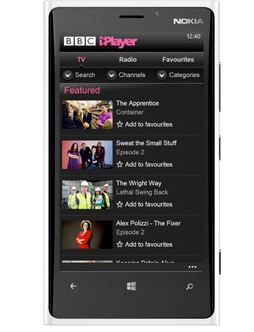 BBC iPlayer Windows Phone