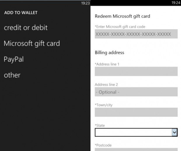 Microsoft Giftcard