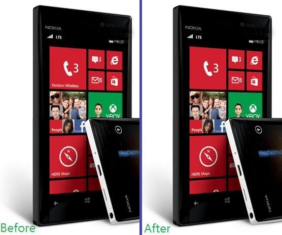 verizon nokia lumia 928 leak render before and after