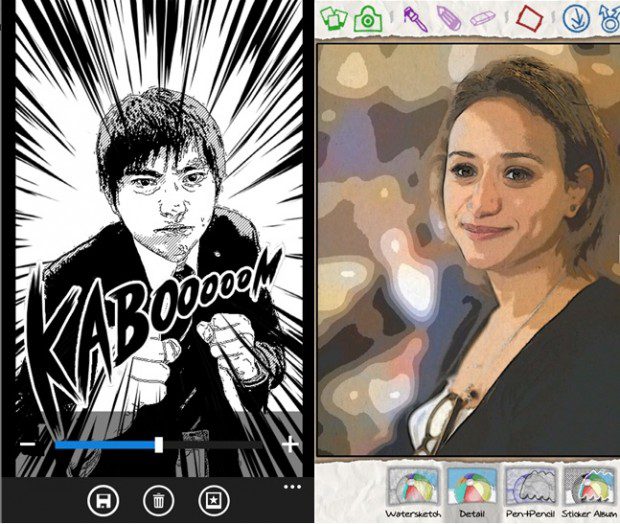 MangaCamera Paper Artisit Samsung Windows Phone