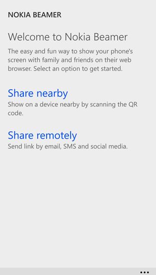 Nokia Beamer Lumia Windows Phone