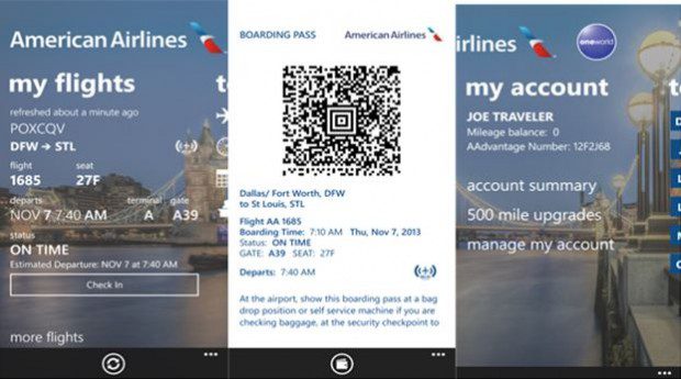 American Lines Windows Phone app