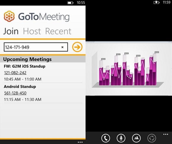 GoToMeeting Windows Phone