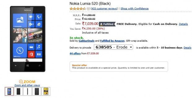 Nokia Lumia 520 Amazon