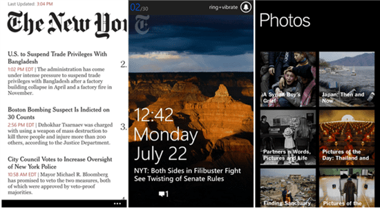 The New York Times Windows Phone