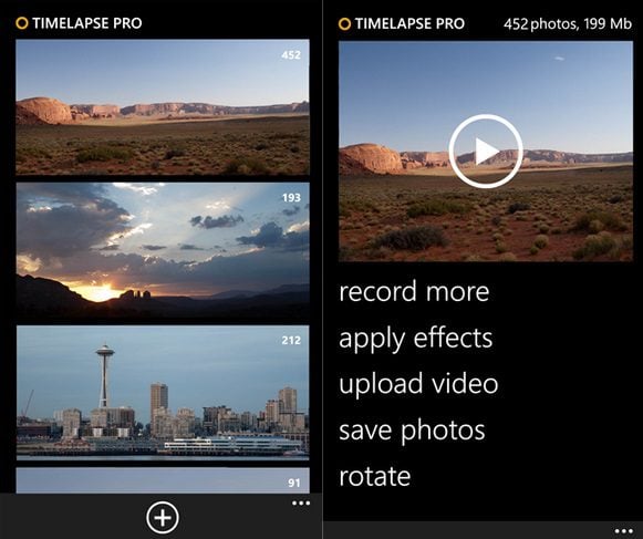 TimeLapse Pro Windows Phone
