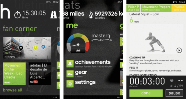 adidas micoach app