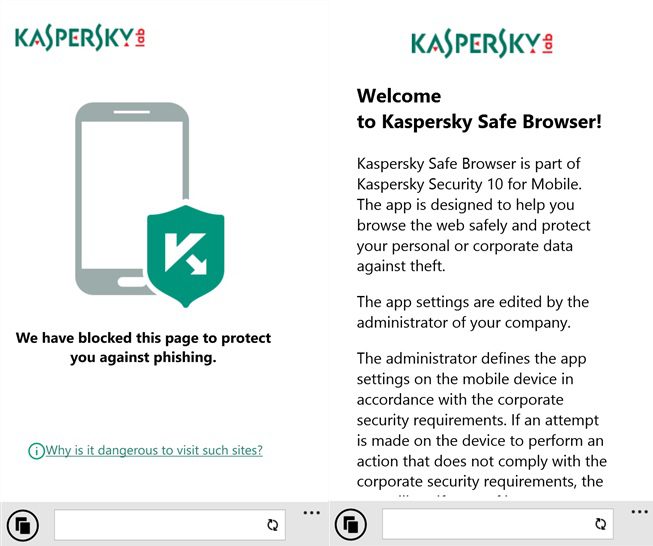 Kaspersky Safe Browser App Now Available For Windows Phone Devices Mspoweruser