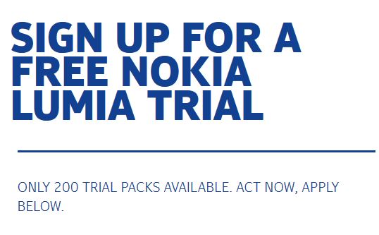 Nokia Lumia BizTrial