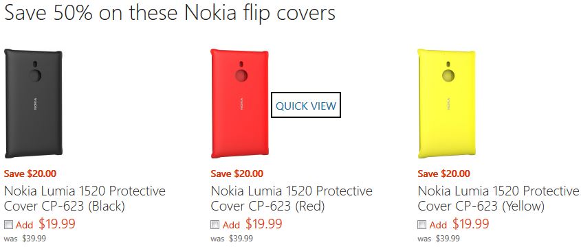 Nokia Lumia 1520 Flip Cover