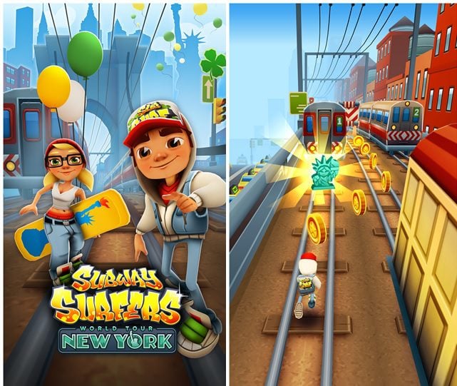 Play Subway Surfers New York for free without downloads
