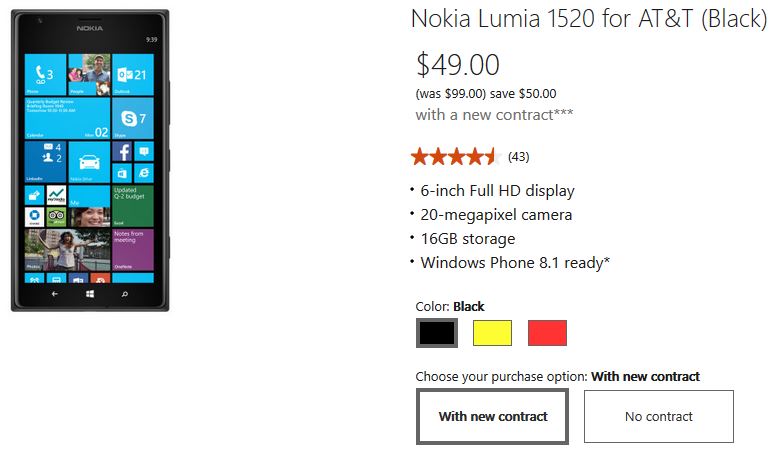 Nokia Lumia 1520