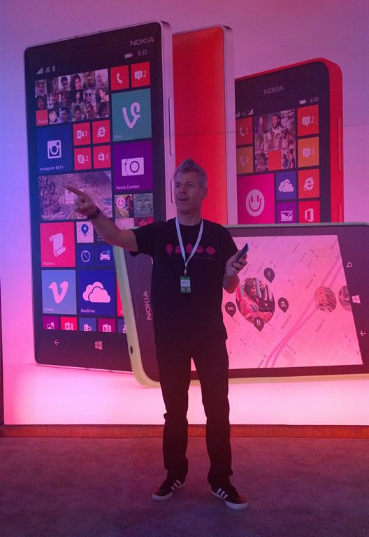 ...and we are off Dean starts the keynote at #MoreLumia LOL #NokiaMixRadio