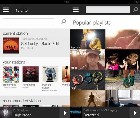 Spotify Windows Phone app