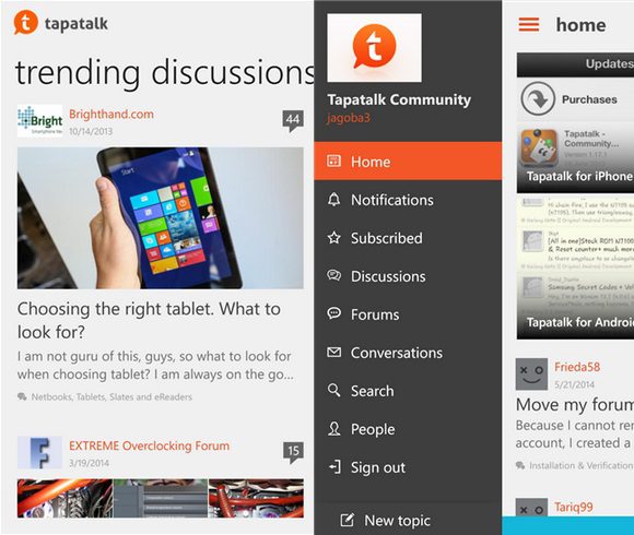 Tapatalk Windows Phone