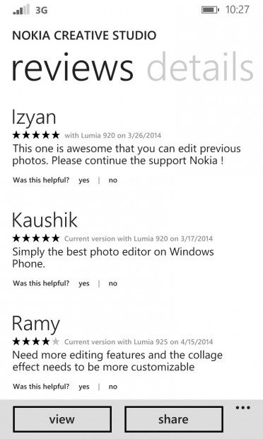 Windows Phone Store Reviews