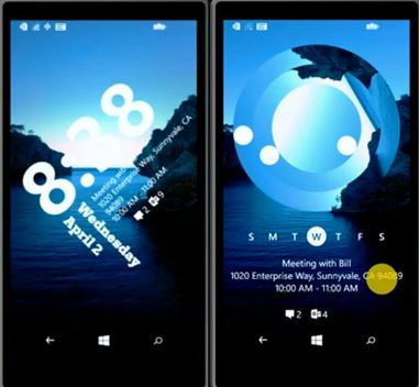 WP8.1 lockscreen