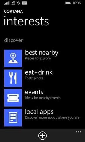 Cortana-discover