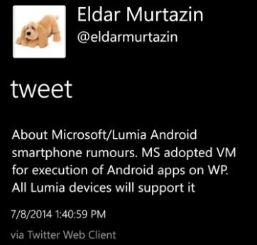 Microsoft Android Lumia
