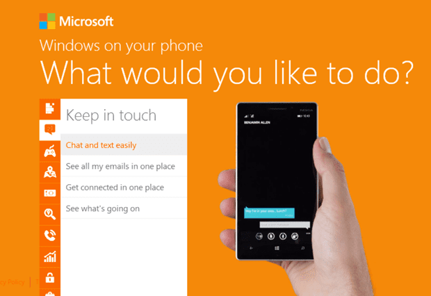 Microsoft Launches New Website For Mobile Devices