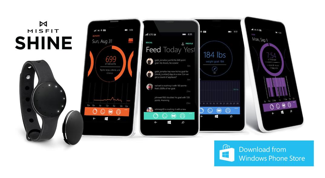 Misfit updates it official app for Windows Phone