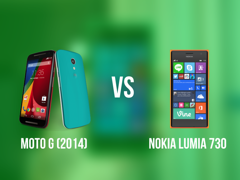 Nokia Lumia 730 vs Motorola Moto G (2014) : Battle of the mid-range smartphones