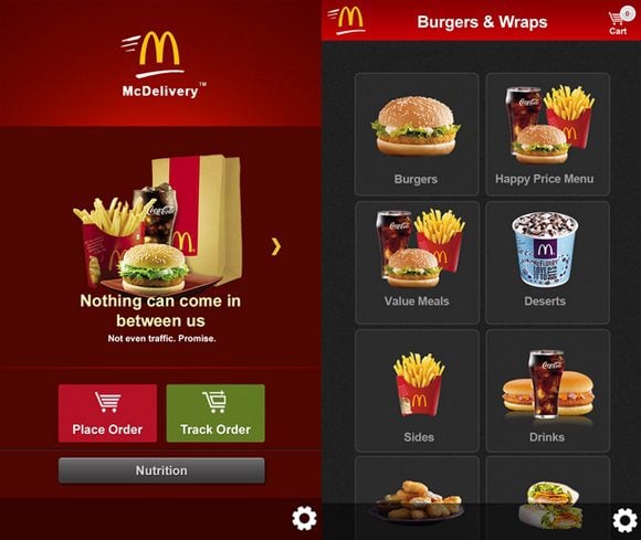 McDonalds McDelivery Windows Phone