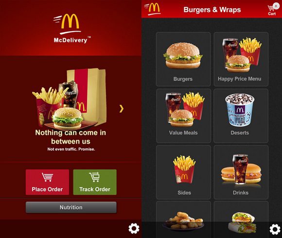 McDonalds McDelivery Windows Phone