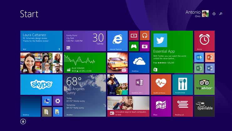 Windows 8.1 Start Menu New