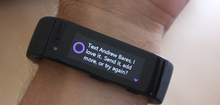 Cortana asks if you would like to send the text message