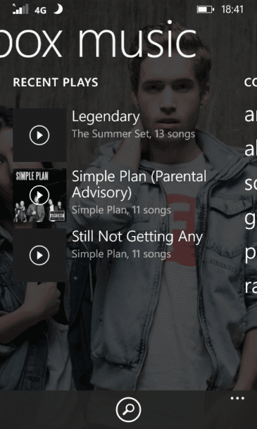 Xbox Music believes I've only played three albums recently